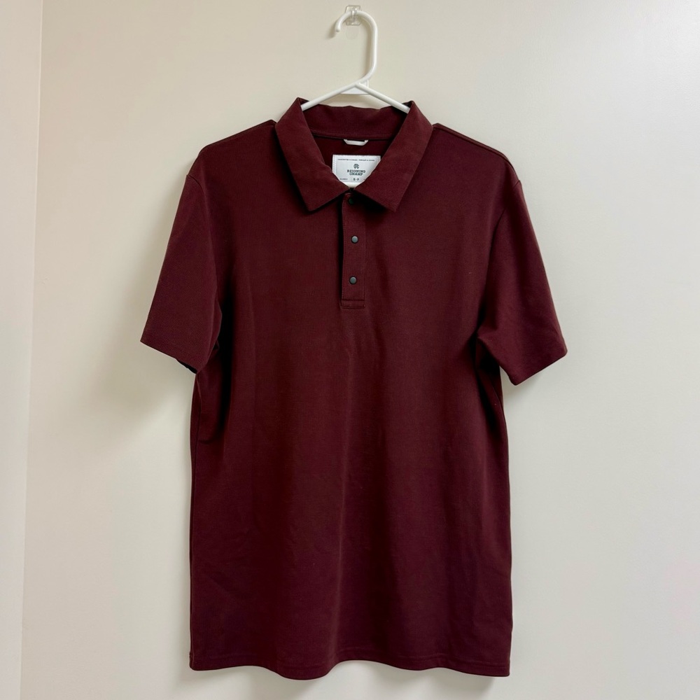 Reigning Champ POLARTEC DELTA™ POLO in Crimson Men’s Size S